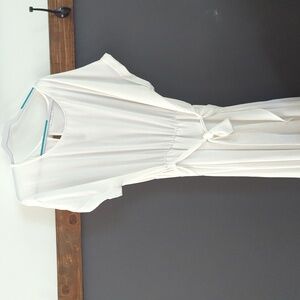 Chicsoul White Wrap Dress 3XL BRIDAL